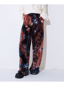 【SALE／20%OFF】タイダイベロアイージーパンツ JEANASIS ジーナシス パンツ その他のパンツ ブラウン グレー ブラック オレンジ パープル レッド【RBA_E】【送料無料】[Rakuten Fashion]