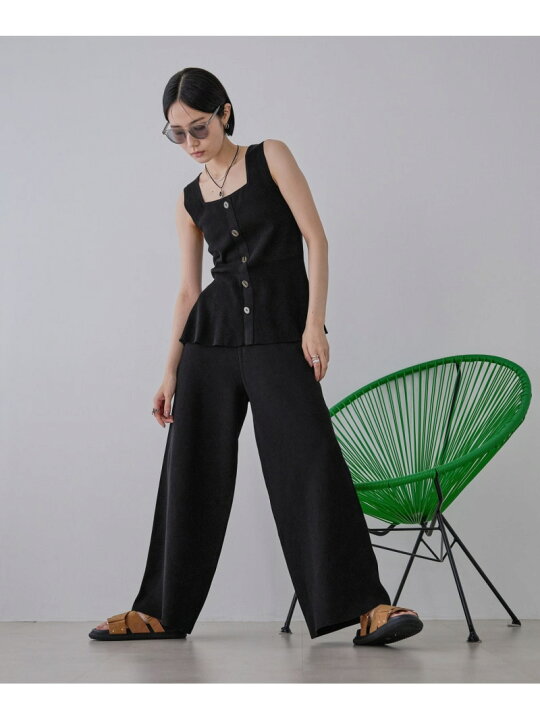 楽天市場】【SALE／50%OFF】12Gペプラムニットアップ JEANASIS 