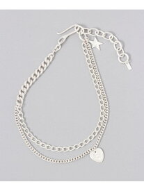 【SALE／41%OFF】チャームヴィンテージチェーンネックレス JEANASIS ジーナシス アクセサリー・腕時計 ネックレス ブラック シルバー【RBA_E】[Rakuten Fashion]