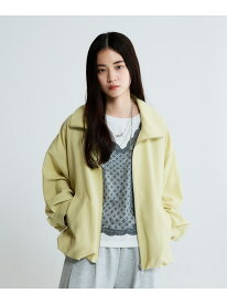 【SALE／61%OFF】バルーンZIPブルゾン JEANASIS ジーナシス ジャケット・アウター ブルゾン・ジャンパー ブラウン ホワイト イエロー ネイビー【RBA_E】【送料無料】[Rakuten Fashion]