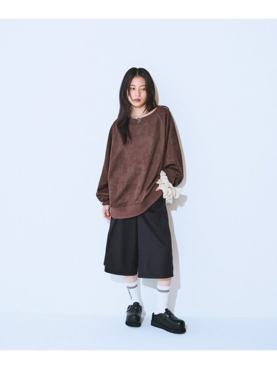 楽天市場】【SALE／50%OFF】スエードライクオフショルプルオーバー 