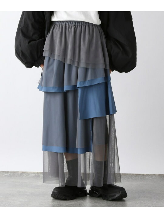 楽天市場】【SALE／45%OFF】アシメチュールティアードスカート  