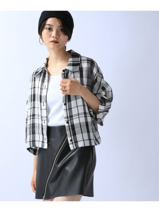楽天市場】【SALE／40%OFF】ウーブンチェックシャツSS JEANASIS 