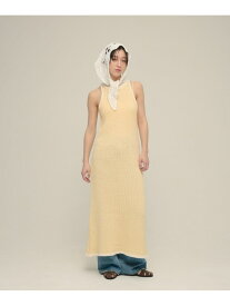 【SALE／48%OFF】7G Halter Neck NS One-piece eL ジーナシス ワンピース・ドレス ワンピース ブラック イエロー【RBA_E】【送料無料】[Rakuten Fashion]