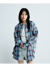 アソートチェックシャツLS JEANASIS ジーナシス トップス シャツ・ブラウス ホワイト グレー グリーン ブルー ブラック ブラウン レッド オレンジ パープル【送料無料】[Rakuten Fashion]