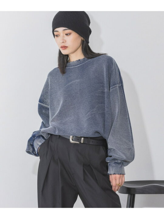 楽天市場】【SALE／40%OFF】ハンドブリーチクラッシュプルオーバー 