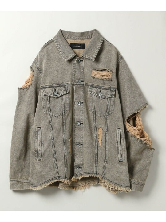 楽天市場】【SALE／30%OFF】クラッシュルーズGジャン JEANASIS 