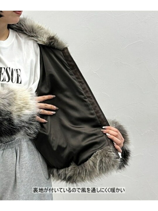 楽天市場】MIXカラーファーブルゾン JEANASIS ジーナシス ジャケット  