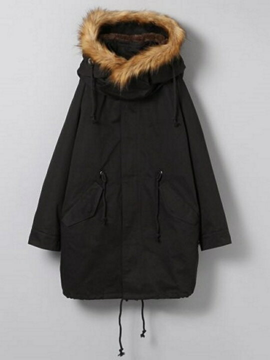 楽天市場】【SALE／44%OFF】2WAYファーモッズコート JEANASIS  