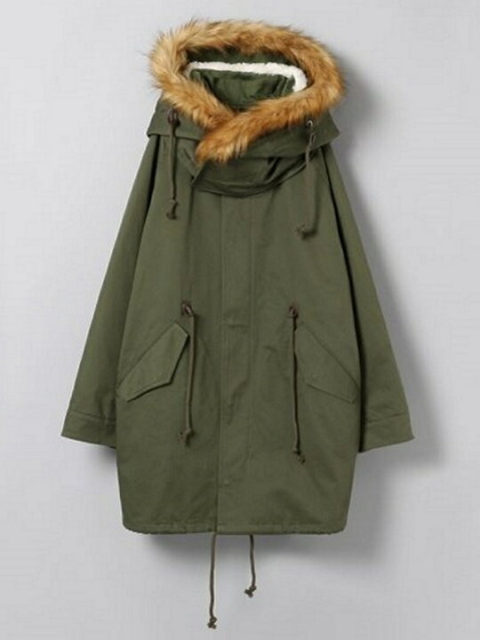 楽天市場】【SALE／44%OFF】2WAYファーモッズコート JEANASIS 
