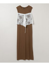 【SALE／50%OFF】マルチWAYレースビスチェ2Pワンピース JEANASIS ジーナシス ワンピース・ドレス ワンピース ブラック ベージュ ブラウン【RBA_E】【送料無料】[Rakuten Fashion]