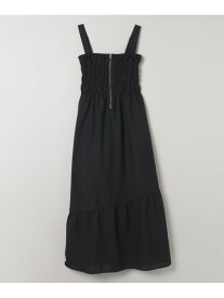 【SALE／40%OFF】フロントZIPシャーリングワンピース JEANASIS ジーナシス ワンピース・ドレス ワンピース グレー ブラック イエロー【RBA_E】【送料無料】[Rakuten Fashion]