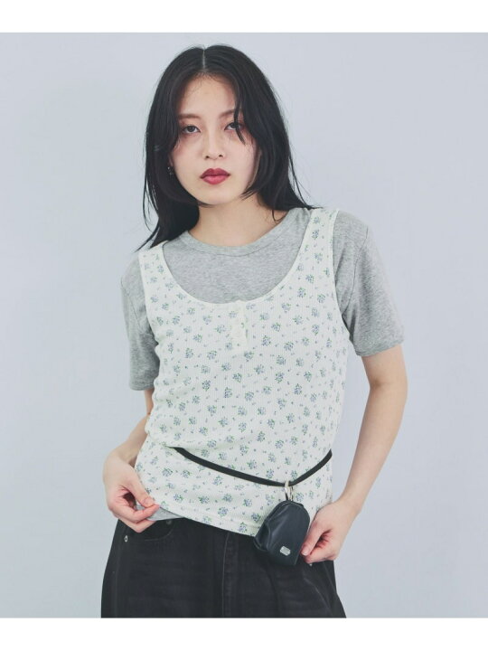 楽天市場】【SALE／50%OFF】コットンリブヘンリータンク JEANASIS 