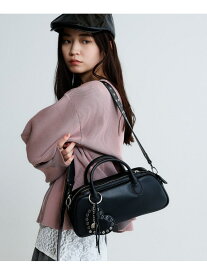 【SALE／58%OFF】2WAYスタッズボストン JEANASIS ジーナシス バッグ ボストンバッグ ブラック ピンク ブラウン【RBA_E】[Rakuten Fashion]