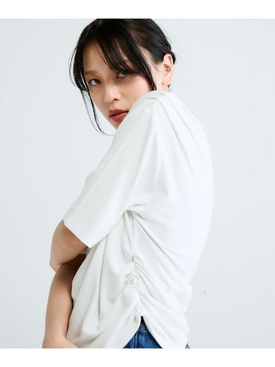 楽天市場】【SALE／30%OFF】アシメギャザーボートネック5S JEANASIS 
