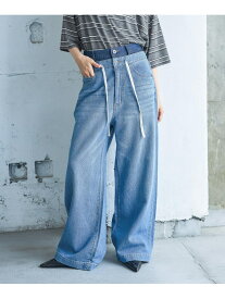 【SALE／30%OFF】WウエストCONEデニム JEANASIS ジーナシス パンツ ジーンズ・デニムパンツ イエロー ブラック ブルー【RBA_E】【送料無料】[Rakuten Fashion]