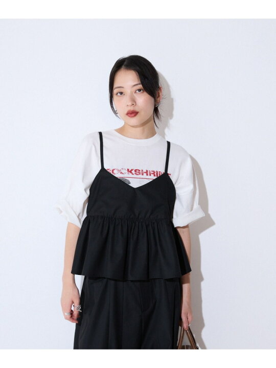 楽天市場】【SALE／50%OFF】SET UP対応/バックリボンギャザーキャミ 