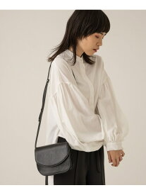 Flap Mini Shoulder eL ジーナシス バッグ ショルダーバッグ ブラック シルバー【送料無料】[Rakuten Fashion]