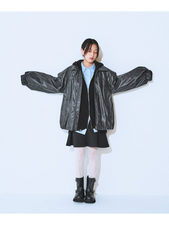 楽天市場】ヴィンテージレザーパファーブルゾン JEANASIS ジーナシス 