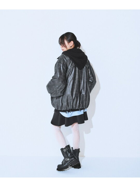 楽天市場】ヴィンテージレザーパファーブルゾン JEANASIS ジーナシス 