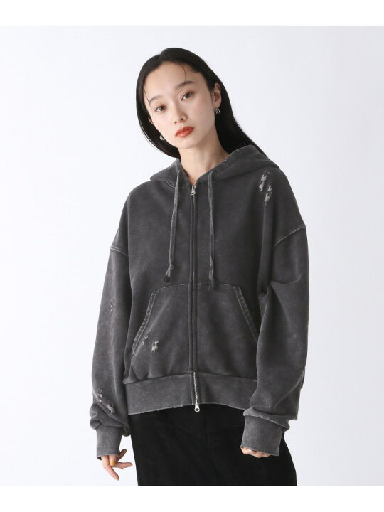 楽天市場】FadeクラッシュZIPパーカー JEANASIS ジーナシス トップス 