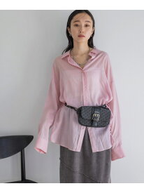 【SALE／56%OFF】テンセルリネンシアーシャツ LS JEANASIS ジーナシス トップス シャツ・ブラウス ブルー ブラック ピンク ホワイト【RBA_E】[Rakuten Fashion]