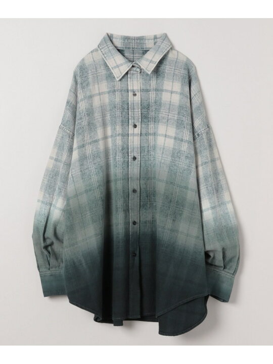 楽天市場】Plaidブリーチグラデーションシャツ JEANASIS ジーナシス 