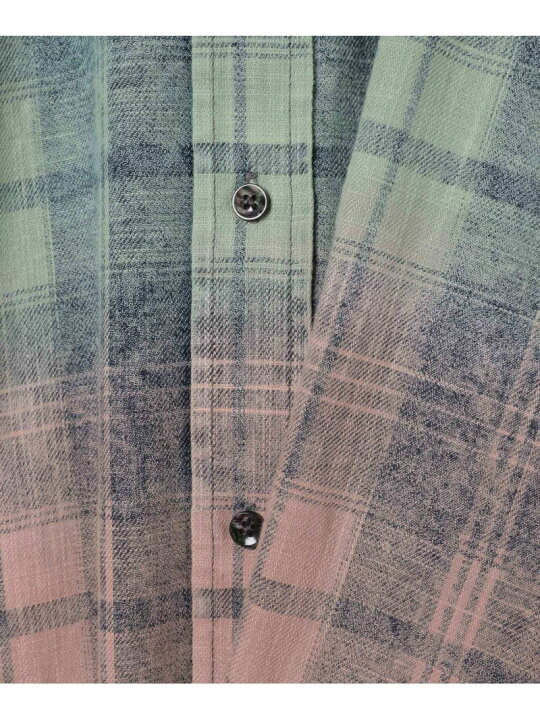 楽天市場】Plaidブリーチグラデーションシャツ JEANASIS ジーナシス 