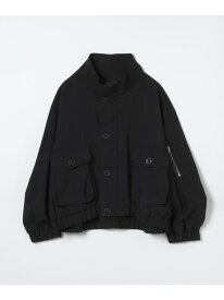 【SALE／35%OFF】ミリタリーショートブルゾン JEANASIS ジーナシス ジャケット・アウター ブルゾン・ジャンパー ブラック ホワイト カーキグリーン【RBA_E】【送料無料】[Rakuten Fashion]