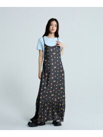 【SALE／65%OFF】アソートサテンキャミドレス JEANASIS ジーナシス ワンピース・ドレス ワンピース ブラック ホワイト ブルー【RBA_E】[Rakuten Fashion]