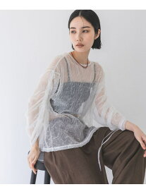 【SALE／66%OFF】プリーツワッシャーシアープルオーバー JEANASIS ジーナシス トップス カットソー・Tシャツ ブラウン ホワイト ブラック【RBA_E】[Rakuten Fashion]