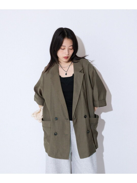 楽天市場】【SALE／20%OFF】ルーズWジャケットSS JEANASIS ジーナシス 