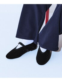 【SALE／67%OFF】ストーンメッシュメリージェーン JEANASIS ジーナシス シューズ・靴 バレエシューズ シルバー ブラック【RBA_E】[Rakuten Fashion]