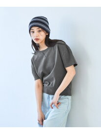 【SALE／50%OFF】ヴィンテージライトミニウラケSS JEANASIS ジーナシス トップス カットソー・Tシャツ グリーン ホワイト グレー【RBA_E】[Rakuten Fashion]