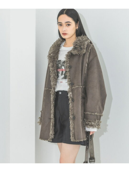 楽天市場】【SALE／20%OFF】リバーシブルムートンファーブルゾン 