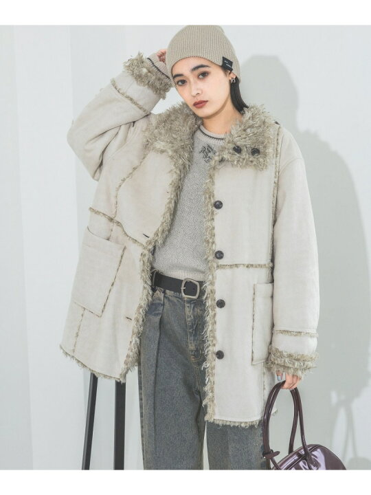 楽天市場】【SALE／20%OFF】リバーシブルムートンファーブルゾン 