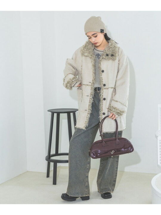 楽天市場】【SALE／20%OFF】リバーシブルムートンファーブルゾン 