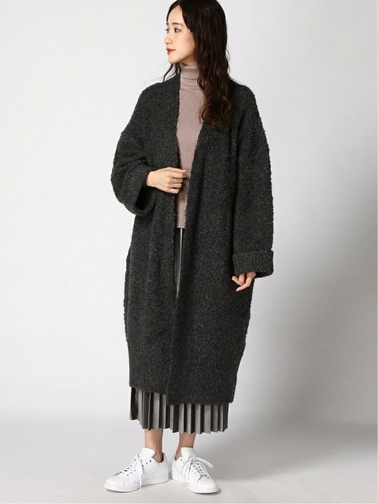 楽天市場 Sale 61 Off シャギーブークレcdg Jeanasis ジーナシス コート ジャケット コート ジャケットその他 グレー ブルー ベージュ Rba E Rakuten Fashion Jeanasis ジーナシス