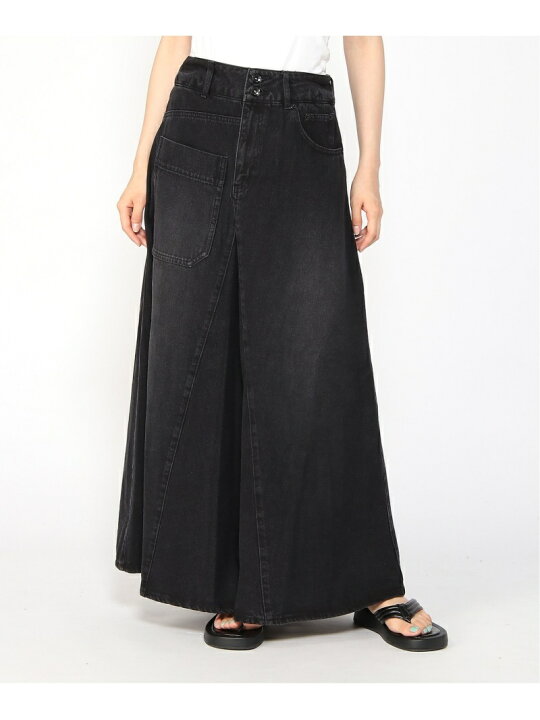 楽天市場】【SALE／12%OFF】(W)デニムリメイクフウフレアSK JEANASIS 