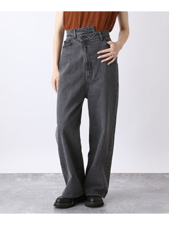 楽天市場】【SALE／45%OFF】(W)ラップDデニムWストレートP JEANASIS 