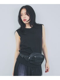 スムースカットBASIC NS JEANASIS ジーナシス トップス カットソー・Tシャツ グレー ブラック[Rakuten Fashion]