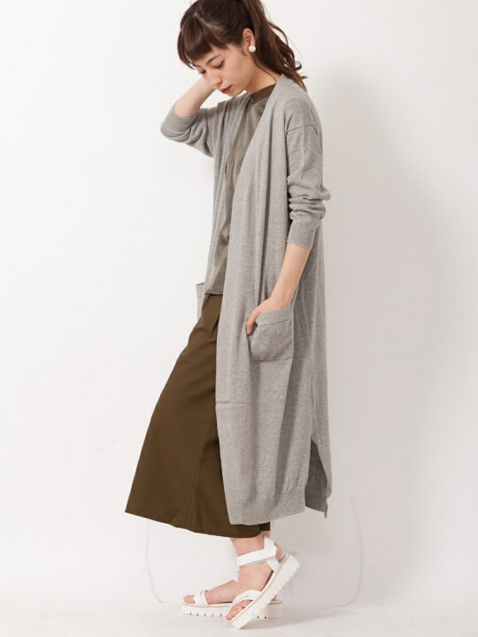 楽天市場 Sale 26 Off 12gcsスリットロングcd Jeanasis ジーナシス ニット カーディガン グレー ブラック ネイビー ホワイト Rba E 送料無料 Rakuten Fashion Jeanasis ジーナシス