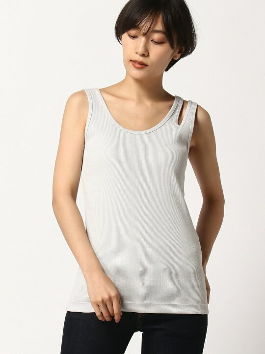 楽天市場】【SALE／20%OFF】アシメネックタンク JEANASIS ジーナシス 