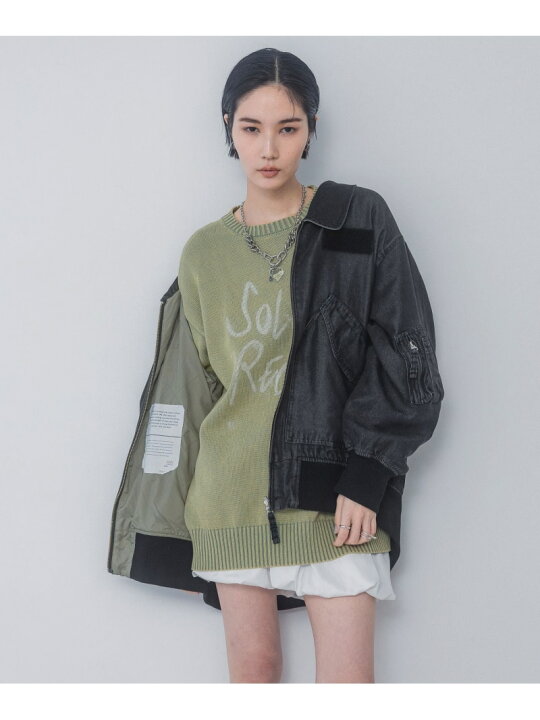 楽天市場】リバーシブルフライトジャケット JEANASIS ジーナシス 