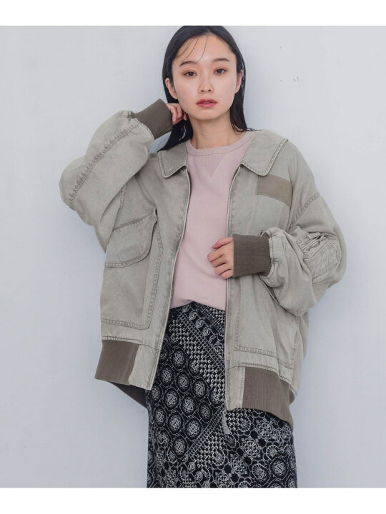 楽天市場】リバーシブルフライトジャケット JEANASIS ジーナシス 