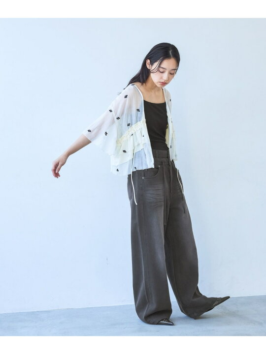 楽天市場】【SALE／55%OFF】シャーリングVブラウスSS JEANASIS 