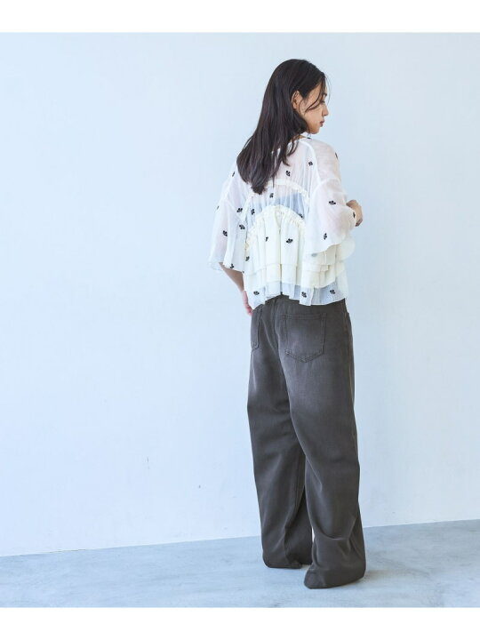 楽天市場】シャーリングVブラウスSS JEANASIS ジーナシス トップス 