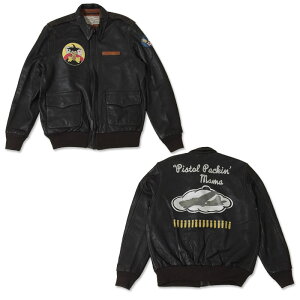 AVIREX ArbNX A-2 sXg pbL }} PISTOL PACKIN' MAMA tCgWPbg nv@U[WPbg ~^[WPbg@uE@6191053 55 Y AE^[