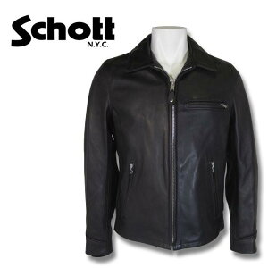 �y�|�C���g10�{�z�y���������z�@Schott N.Y.C (�V���b�g)�@�A�����J���@���C�_�[�X�W���P�b�g�@���U�[�W���P�b�g�@�u���b�N�@���@7209�@09�@MADE IN USA�@ 103US�@�v�W���� 782-5950028