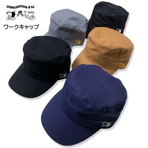 STUDIO DARTISAN �X�e���f�B�I�_���`�U�� ���[�N�L���b�v �u���b�N�@�l�C�r�[�@���C�g�u���E���@�f�j���@�q�b�R���[�@7222 7222H D7222 STUDIO D'ARTISAN ���S�@�؁@�u�^�@�t���[�T�C�Y�@�����T�C�Y�@�@